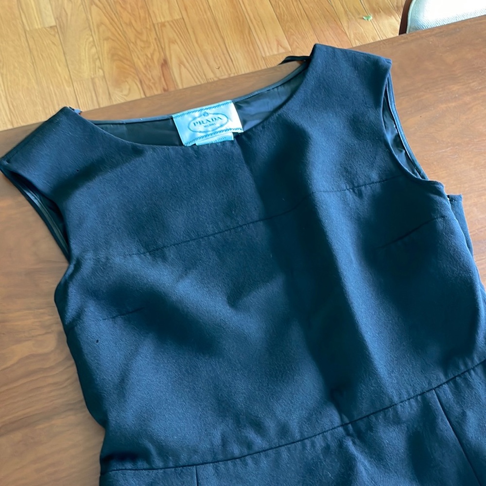 PRADA Wool Fit and Flare Dress